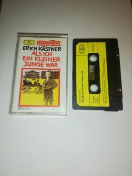 Als ich ein kleiner Junge war Schwarz mit Gelben Aufkleber Erich Kästner Hörfest 422-201-4 Deutsche Grammophon